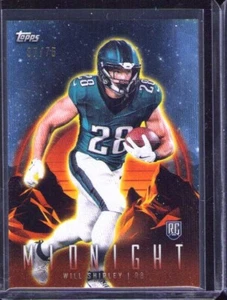 2024 Topps Midnight - Will Shipley #80 Summer Solstice RC /75 Eagles - Picture 1 of 2