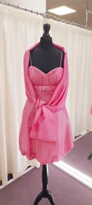 LUXUAR MAGIC NIGHTS BARBIE KLEID KURZ COCKTAILKLEID GR 38 PINK ROSA BALLONKLEID - Picture 1 of 1