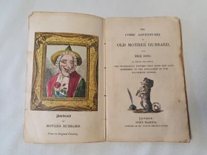 Old Mother Hubbard and her Dog Comic Adventures c.1830's Sarah Catherine Martin - Picture 1 of 16