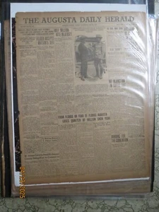 Titanic Newspaper History May 28 SENATE BLAME CAPT & COMMANDER LORD AUGUSTA GA - Picture 1 of 1
