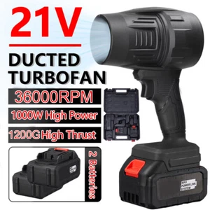 Soffiatore Foglie Senza Fili 21V Elettrico Mini Aria Leggero Portatile con 2 Batterie - Foto 1 di 12