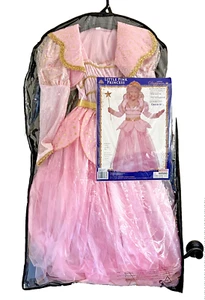 Girls Princess Costume Pink Deluxe Designer Child's SIZE 8-10 Med NEW - Picture 1 of 12