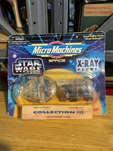 Star Wars Micro Machines X-Ray Fleet Collection III Falcon & Sandcrawler 1995 - Picture 1 of 7