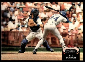 1992 Stadium Club #117 B.J. Surhoff Milwaukee Brewers Baseball - Picture 1 of 2