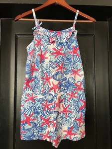 Girls Lilly Pulitzer Romper She She Shells XL 12-14 Starfish - Picture 1 of 5