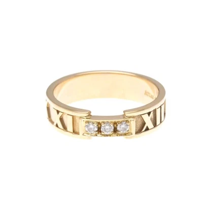 Anillo Tiffany Atlas 3P Diamantes Oro Rosa (18K) Moda Diamante Banda... BF587405 Foto 1 de 4