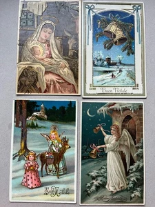 m) n. 8 Cartolina formato piccolo augurali Buon Natale P - Picture 1 of 4