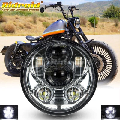 5 3/4" 5.75" LED Headlight Hi/Low Beam For Harley-Davidson Dyna Wide Glide FXDWG - Image 1 of 4