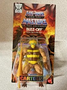 MOTU Origins BUZZ-OFF Filmation CARTOON Action Figure UNPUNCHED 40th Anniverary - Picture 1 of 12