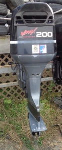 USED 2000 YAMAHA 200HP VMAX 2-STROKE 25" OUTBOARD BOAT MOTOR ENGINE - Picture 1 of 14