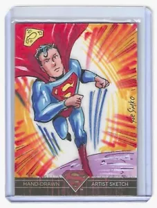 CRYPTOZOIC DC SUPERMAN THE LEGEND - SKETCH JOE SIMKO of Superman - Picture 1 of 2