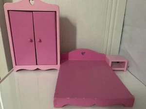 Puppenstubenmöbel - Schlafzimmer (kommt mit Spiegel) - Bild 1 von 1