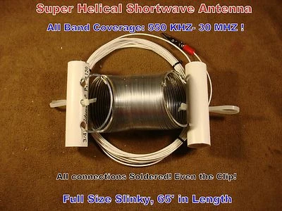 ANTENA SUPER HELICOIDAL I, SW-MW! ¡Toda la banda! Stretch & Play! ¡ESCUCHA AL MUNDO! Foto 1 de 4