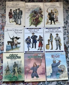 Osprey Men-At-Arms 9 Book Lot Rome's Enemies Alamo El Cid Civil War Saxon Viking - Picture 1 of 2