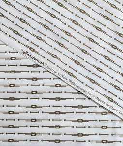 Marcus Brothers Inspired by York Wallcovering Schooner Nautical Knot Fabric 1 yd - Picture 1 of 1
