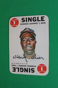 1968 TOPPS PLAYING CARD HANK AARON #4 - Picture 1 of 2