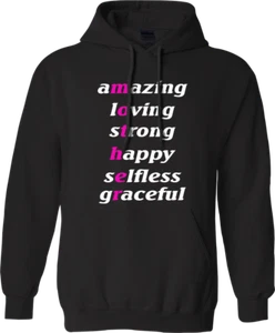 Amazing Mother's Day Hoodie Mummy Love Child Gift son Daughter Mom Blessed - Picture 1 of 16