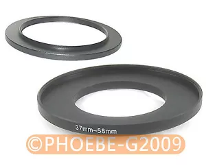 37mm to 58mm 37-58 mm Step Up Filter Ring  Adapter - Picture 1 of 1