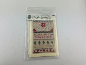 Designs By Gloria And Pat Sampler Keepsakes Cross Stitch Pattern Note Card - Picture 1 of 4