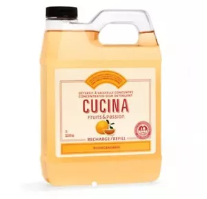 Neu Cucina Konzentriertes Geschirrspülmittel Nachfüller Sanguinelli Orange und Fenchel - 1L - Bild 1 von 2