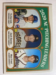 2021 TOPPS Heritage Pitching Leaders Darvish, Davies & Fried #93 🔥MAKE OFFER - Picture 1 of 2