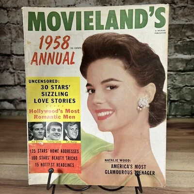 Movieland's 1958 annual Magazine Natalie Wood Cover - Image 1 of 2