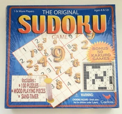 The Original Sudoku Game. New In Sealed Box. 2005 Cardinal. Industries.  - Image 1 of 2