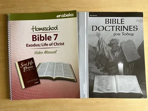 ABeka Bible Doctrines For Today teacher key & video man homeschooling 10th grade - Picture 1 of 4