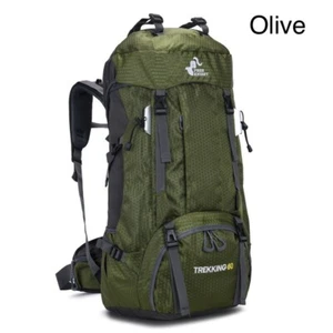 60L great capacity light weight camping or hiking backpack with waterproof bag - Picture 1 of 17