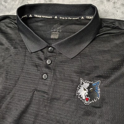 Memphis Grizzlies Nike Polo Shirt Mens Large Black Striped NBA Preppy - Image 1 of 4