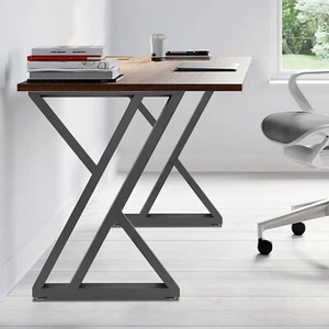 2PCS Modern Iron Table Legs X-Shaped Desk Legs Metal Furniture Dining Table Legs - Picture 1 of 19