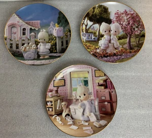 Lot of 3 Vtg 1993 Precious Moments Classic Plate Collection By Sam Butcher - Picture 1 of 8
