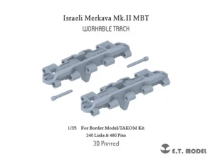 ETmodel 1:35 P35-402 Israeli Merkava Mk.II MBT Workable Track - Picture 1 of 9