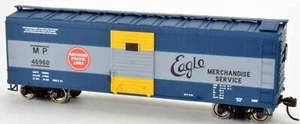 Bowser Scala HO 42451 40ft Box Auto MoPac Eagle Merch Serv 46998 - Foto 1 di 1
