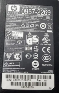 Adaptador de CA/CC de segunda mano HP 32V 625mA para impresora HP PhotoSmart C4780 0957-2269 - Imagen 1 de 5