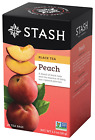 Stash Tea Peach Black Tea, 6 Boxes With 20 Tea Bags Each 120 Tea Bags Total