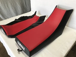 YAMAHA WARRIOR SEAT COVER YFM 350 SEAT COVER "red&black" 1987- 2004 (Y*-149) - Picture 1 of 12