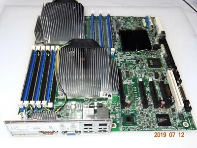 Intel S5520HC Dual LGA 1366 W/ 2x Intel Xeon E5504, Heatsink, 24GB RAM #TQ230 - Image 1 of 4