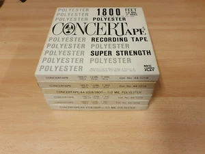 7" (18 CM) REEL TAPE RADIO SHACK CONCERTAPE 1800 IN ORIGINAL BOX / #741 - Picture 1 of 3