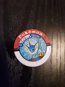 Vaporeon Pokemon Battrio Game Japanese Nintendo Red Coin Chip 02-040 - Picture 1 of 2