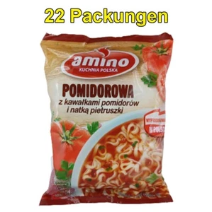 Amino Pomidorova Zuppa di Pomodoro Polacco Istantaneo Confezione da 22 (22 x 61g) - Foto 1 di 1
