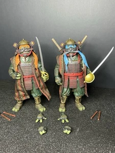 NECA Teenage Mutant Ninja Turtles III Miguel Ángel y Leonardo Paquete de 2 Set - Imagen 1 de 5