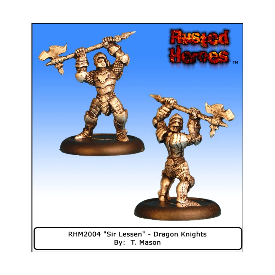 Fantificación Héroes Rustados Caballeros Dragón Sir Lessen Pack Nuevo Foto 1 de 1