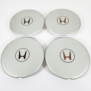 1985 Honda Civic # 63681A-S 13" Steel Wheel Silver Painted Center Caps SET/4 - Picture 1 of 12