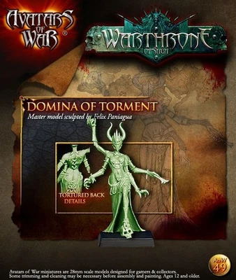 Avatars of War Domina of Torment AOW49 Fantasy 28 мм Chaos Daemons - Изображение 1 из 3
