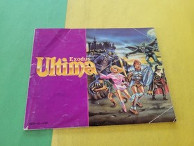 Exodus Ultima Nintendo NES Video Game Manual Only