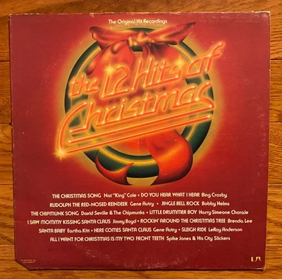 Пластинка долгоиграющая 12 хитов Рождества 1976 Pressing Brenda Lee Gene Autry Bing Crosby - Изображение 1 из 4