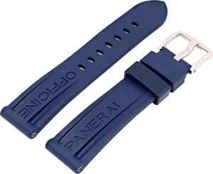 Panerai blaues Kautschukband 24 mm x 21 mm - Bild 1 von 9