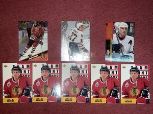 Jeremy Roenick, Chicago Blackhawks 8 card Lot, HIGH GRADE NM - Picture 1 of 14
