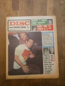 Disc and Music Echo August 17th 1968 Paul Simon Cover - Imagen 1 de 4